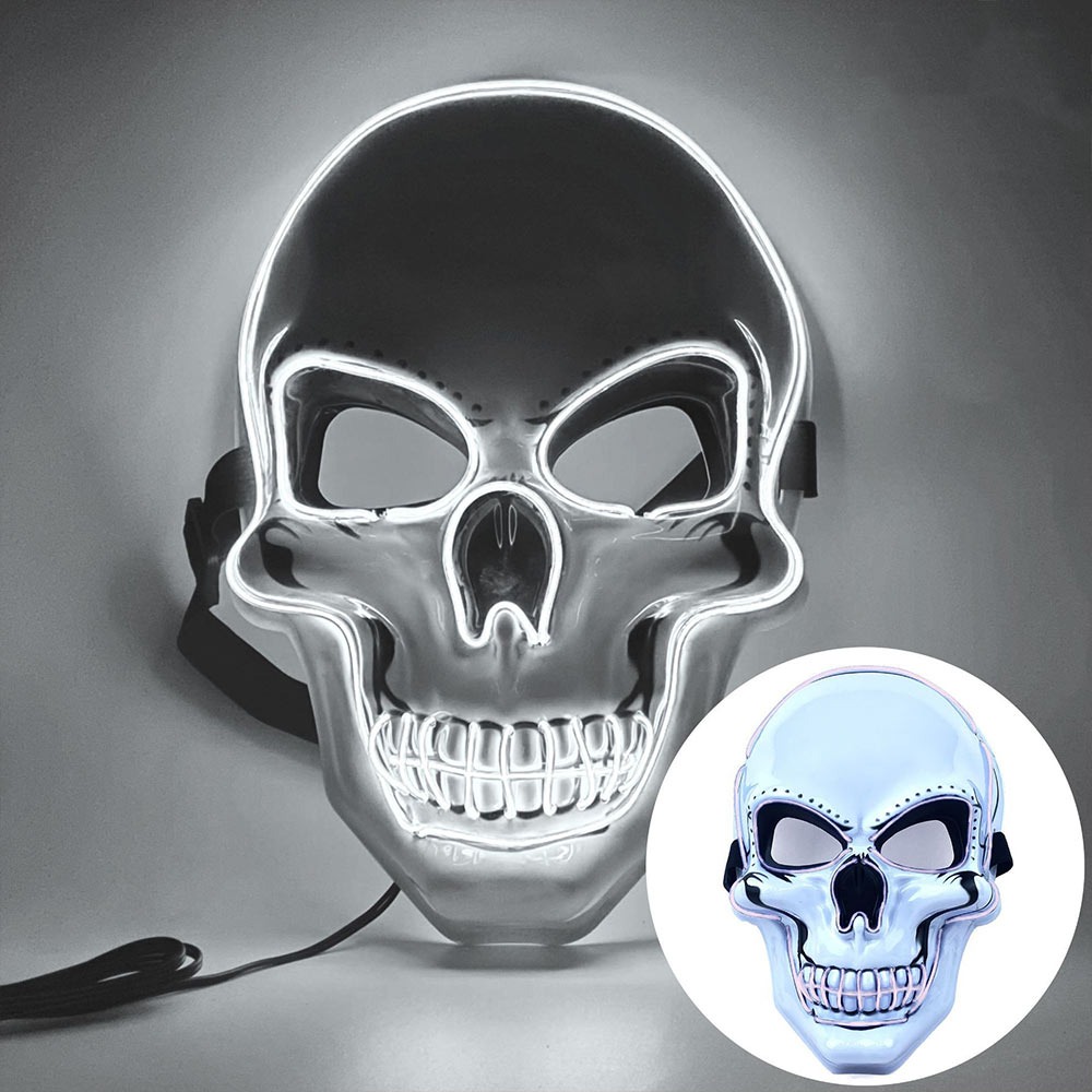 Led Purge Mask Halloween - أزياء الرعب هالوين الجمجمة قناع زي