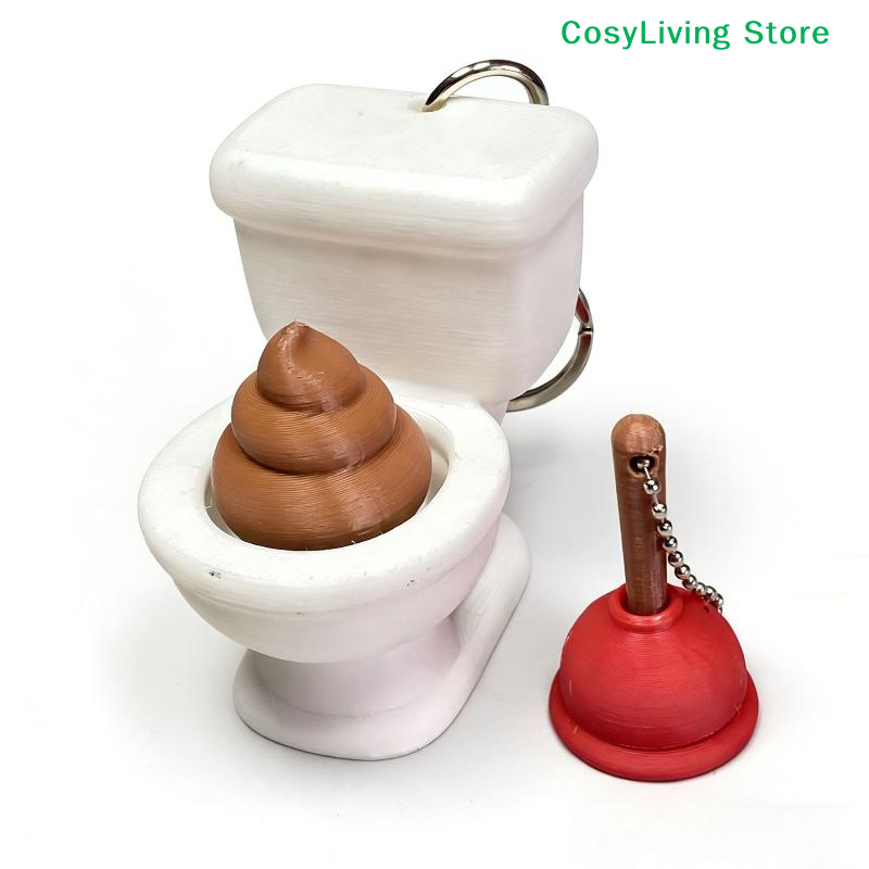 Novelty Gifts - [قطعة واحدة/قطعتين] سلسلة مفاتيح مهدئة بزر