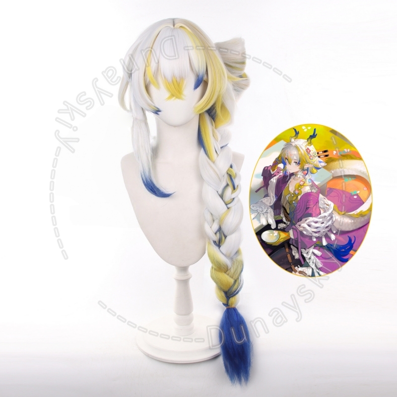 شعر مستعار كوسبلاي طويل بتصميم - مراجعة Anime Cosplay Wig Heat Resistant وسعره