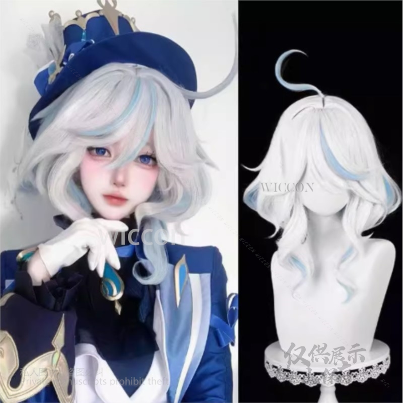 أنيمي لعبة Furina تأثيري حلي ق - مراجعة Anime Cosplay Wig Heat Resistant وسعره