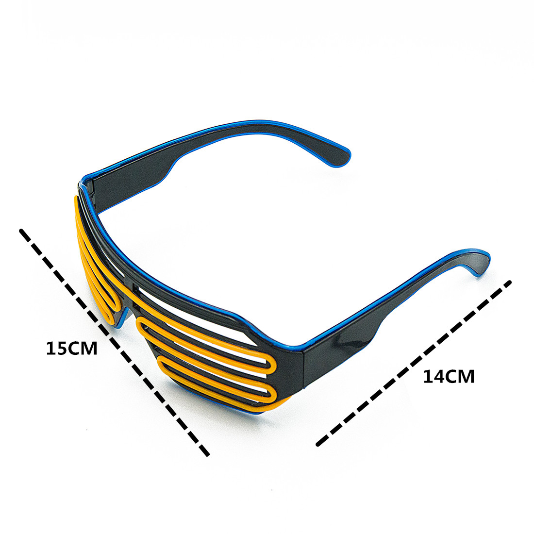 نظارات متوهجة LED Gafas مضيئة  - مراجعة Glow In The Dark Party Glasses وسعره