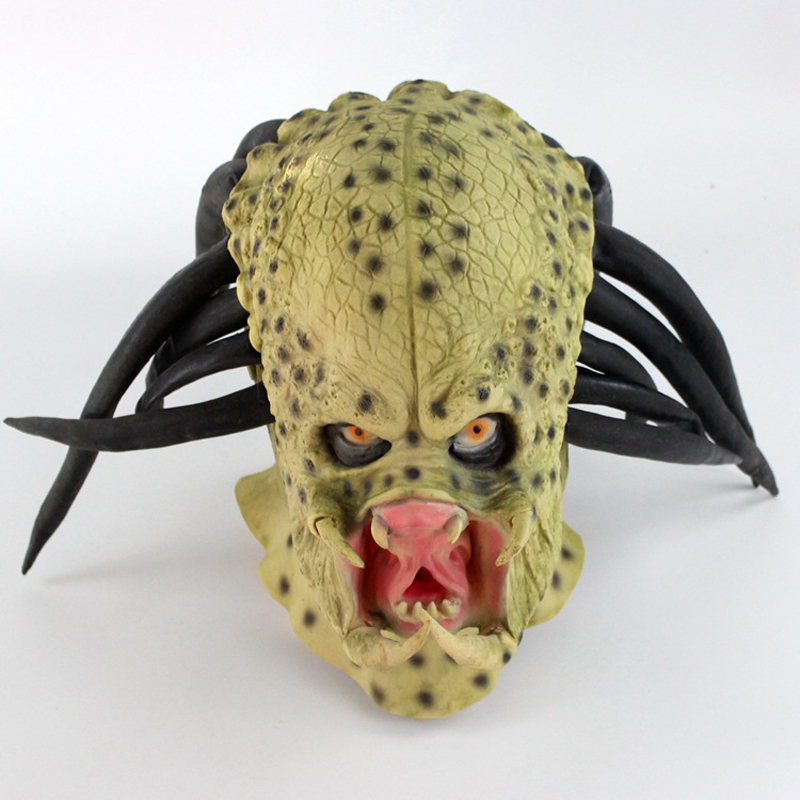 قناع رأس من اللاتكس على شكل مف - مراجعة Latex Alien Mask Realistic وسعره