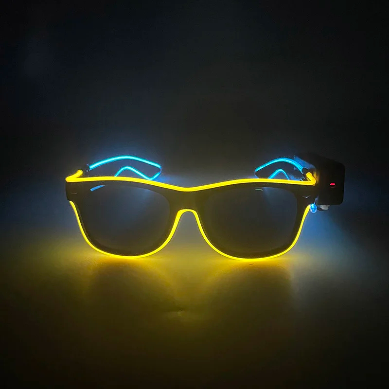 نظارات لاسلكية جديدة رائعة مضي - مراجعة Glow In The Dark Party Glasses وسعره