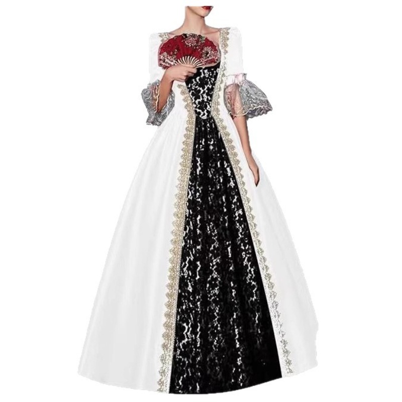 فستان نسائي جديد من طراز العصو - مراجعة Medieval Renaissance Dress Women وسعره