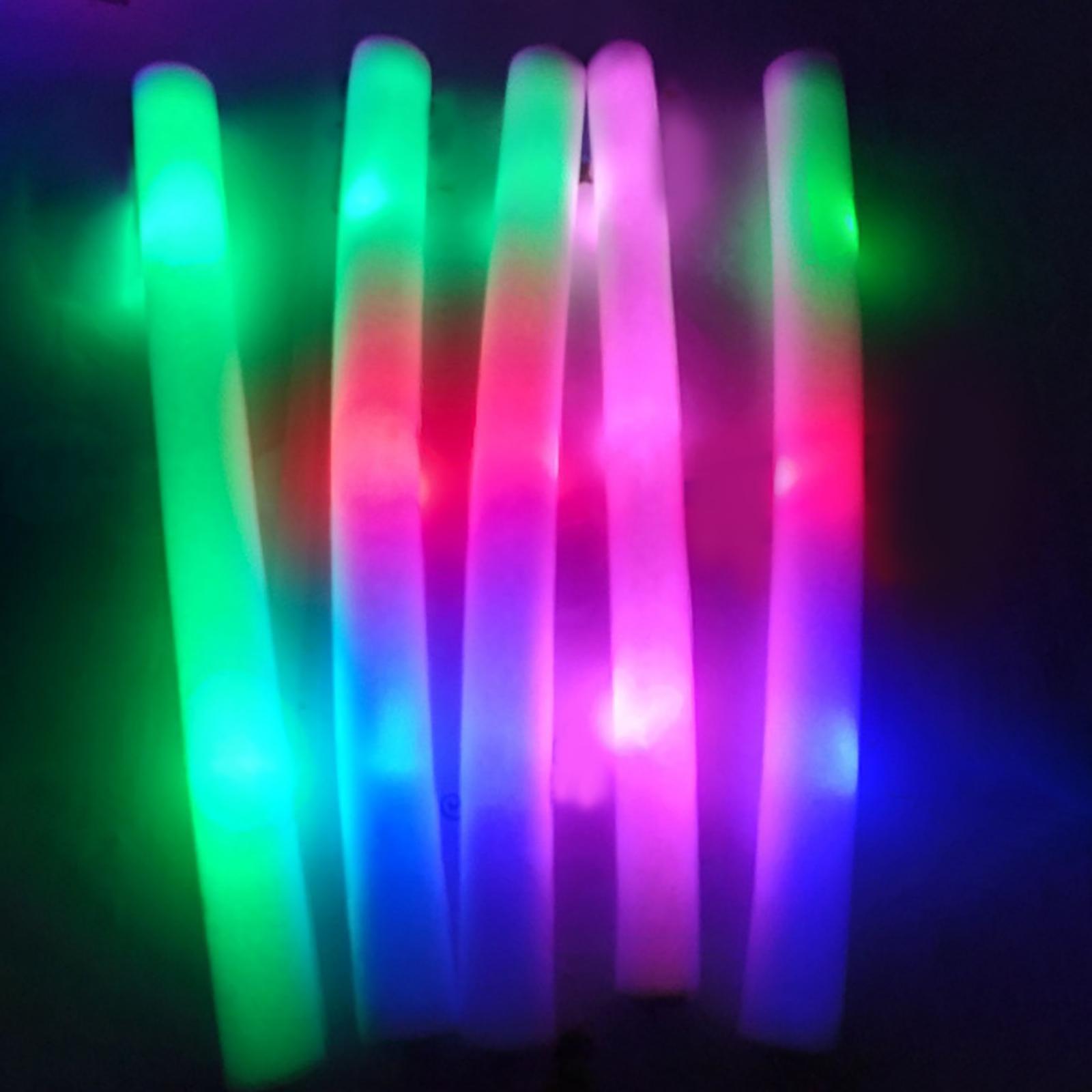 عصي إضاءة LED من الفوم، هدايا  - مراجعة Flashing Led Foam Sticks Party وسعره