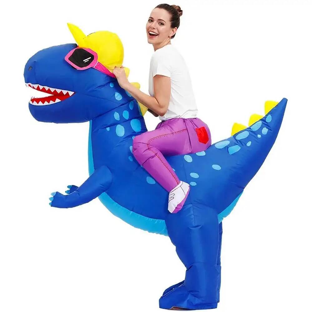 أزياء تنكرية رائجة للحفلات، زي - مراجعة Inflatable Dinosaur Costume Adult وسعره