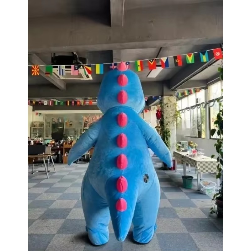 زي تنكري قابل للنفخ على شكل تن - مراجعة Inflatable Dinosaur Costume Adult وسعره