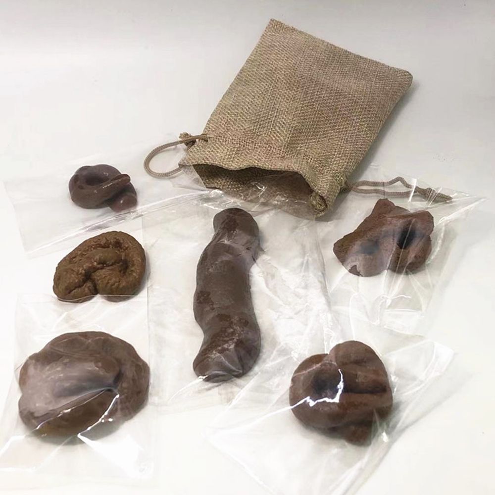 6 قطع نكتة صعبة اللعب أداة إسح - مراجعة Fake Poop Gag Gift وسعره