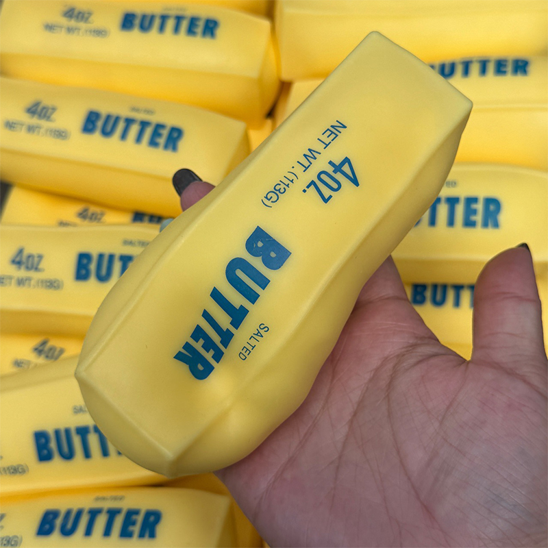 كرة ضغط ناعمة على شكل علبة زبد - مراجعة Novelty Gifts وسعره