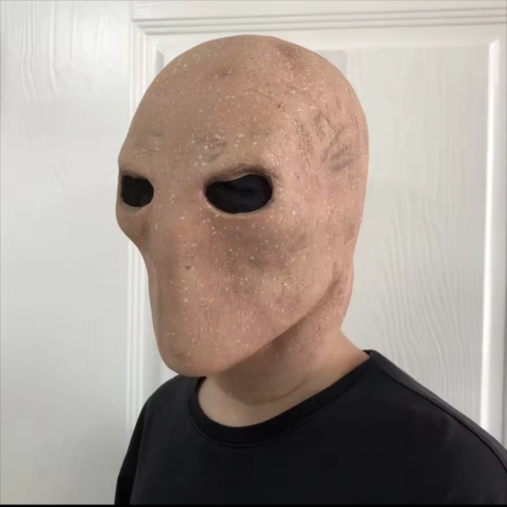 قناع الرجل بلا وجه لهالوين، قن - مراجعة Latex Alien Mask Realistic وسعره