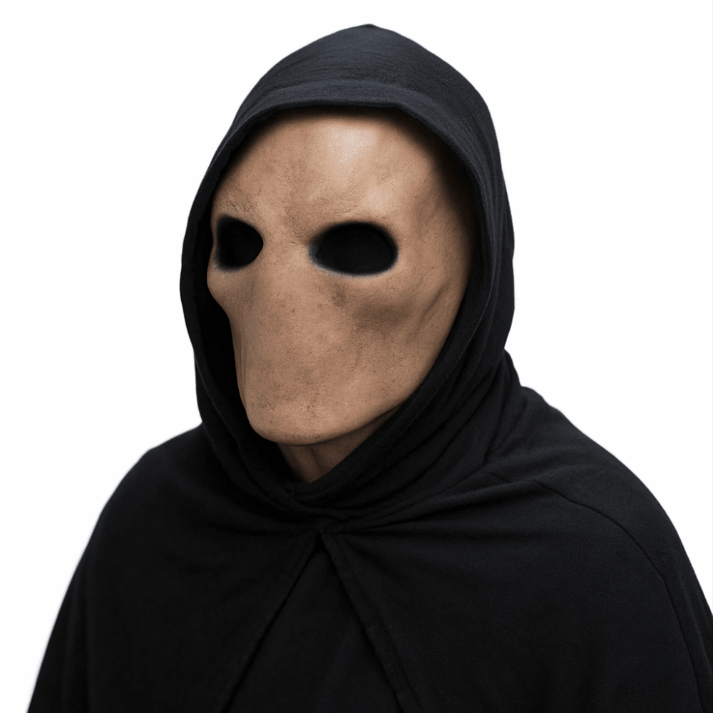 رجل مجهولي الهوية هالوين نحيل  - مراجعة Latex Alien Mask Realistic وسعره