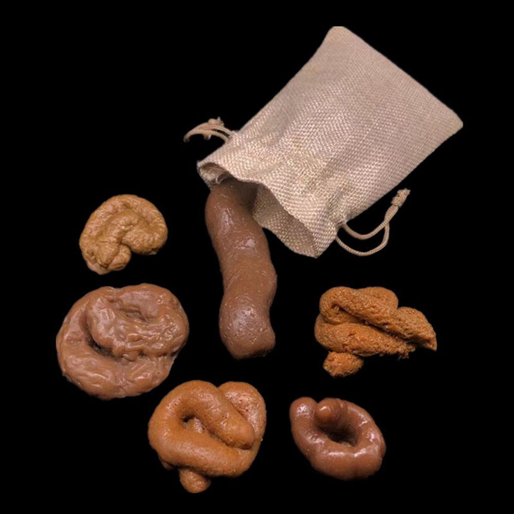 6 قطع من أدوات مقالب مضحكة على - مراجعة Fake Poop Gag Gift وسعره